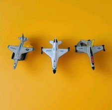 American Military Planes X3 Small Diecast Models USAF, Marines, Navy .          