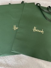 Harrods Gift Bag 43 x 32 x 20 cm Genuine Large Rope Handled in good condition