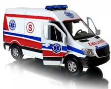 Mercedes-Benz Sprinter Polish Ambulance Car Model Diecast Toy 1:34-1:39 Scale