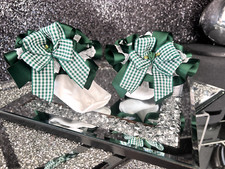 2025 school Handmade Frilly Tutu Ruffle Ankle Girls Gingham Stack Bow Socks ❤️