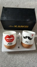 Mr and Mrs Mug Set Ceramic