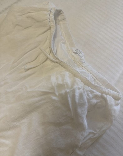 Primark white linen trousers - linen,