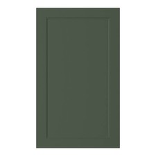 GoodHome Larder Cabinet Door Matt Dark Green Shaker (W)600mm (H)1001mm (T)18mm