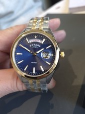 Gents Rotary ‘Henley’ Day-date Quartz Watch GB05291/05 *Brand New* RRP £175*