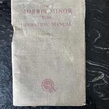 Morris Minor 1000 Operation