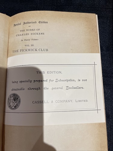 The pickwick papers charles - the,