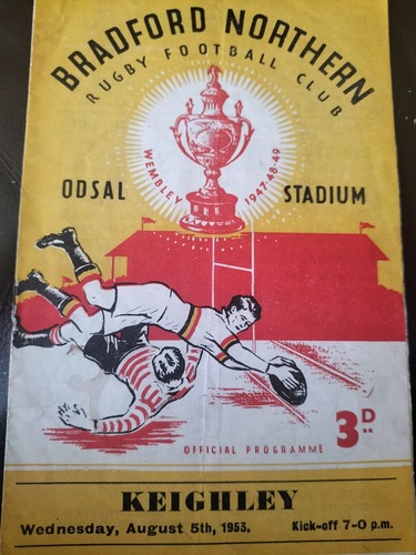 Vintage rugby league - league, programme