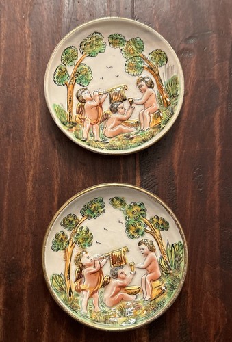 Vintage pair capodimonte - vintage,