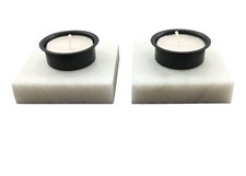 Pair Of Italian Carrara Marble