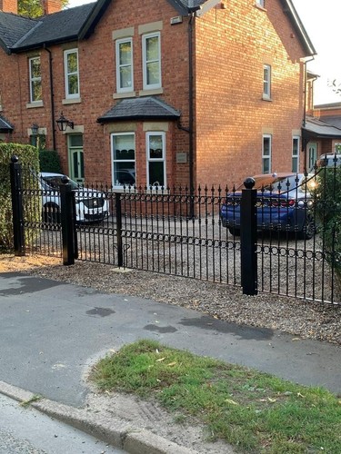 Wrought iron driveway gates - iron,