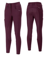 Pikeur Candela Full Grip Ladies Breeches  - Bordeaux / 42/UK28"/USA30”