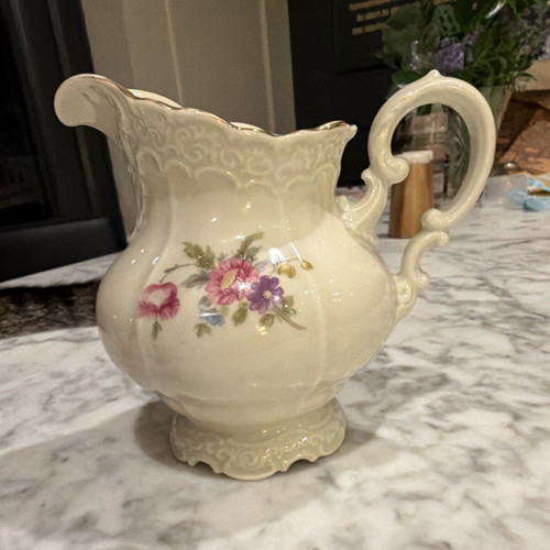 Rosenthal porcelain floral jug - rosenthal,