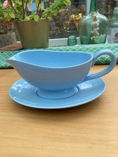 Spode English Lavender sauce/gravy boat with saucer