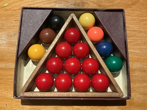 Vintage mini snooker - vintage, balls