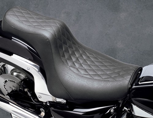 Motorcycle seat bench with