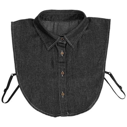 Detachable fake collar denim - detachable,