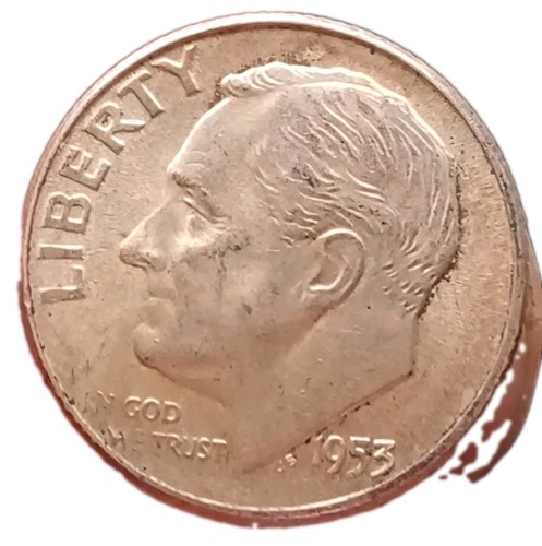 1953 usa 900 silver roosevelt - 1953,