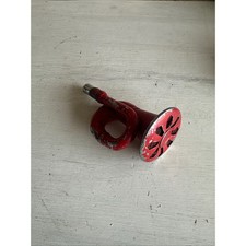 Vintage Red Metal Bulb Horn