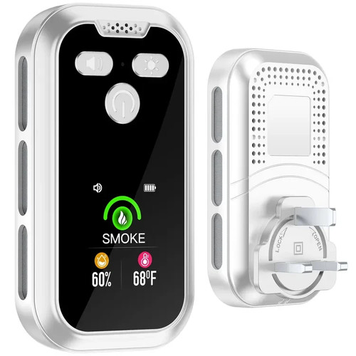 3in1 plug smoke alarm with - plug-in,
