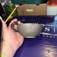 a piece of Bizen ware pottery