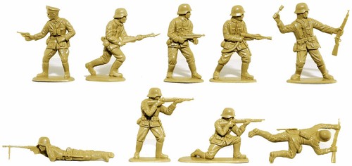 Matchbox wwii german infantry - german,