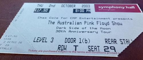 Australian pink floyd used - australian,