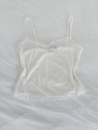 Brandy melville white heart - brandy,