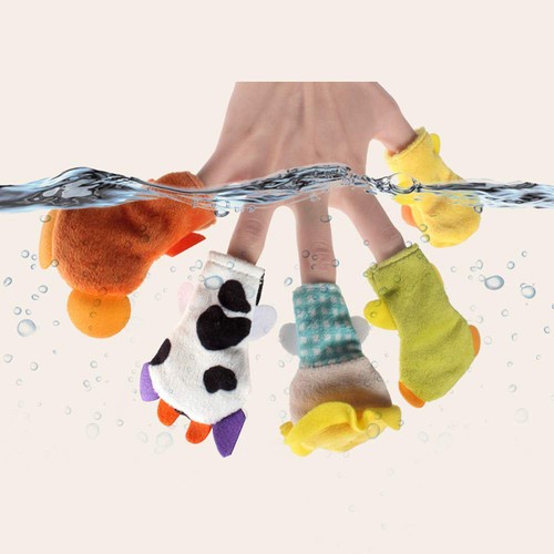 5pcs cartoon animal finger - ✈5pcs,