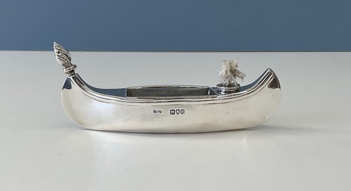 Antique silver novelty table - antique,