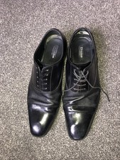 Black gents, lace up shoes, size 9, Dune