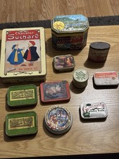 Collection of Old Chocolate Sweet Mint Ect Tins Empty Job Lot