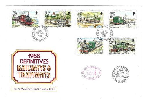 Isle man 1988 14p 19p - isle,