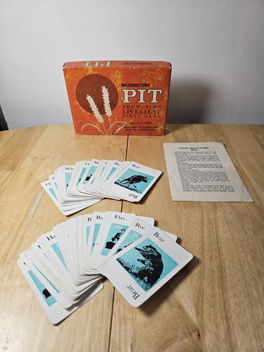 Vintage pit card - pit,