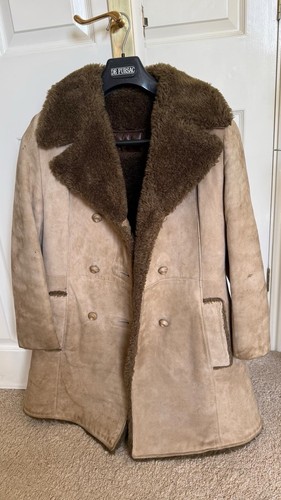 Sheepskin suede women - suede, coat