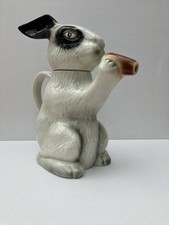 Tony Wood Studio Bobtail Rabbit Teapot Vintage With Lid