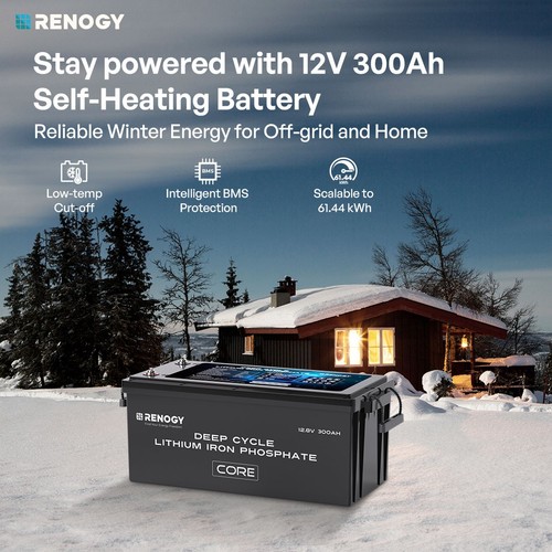Renogy 300ah 12v lifepo4 - renogy,