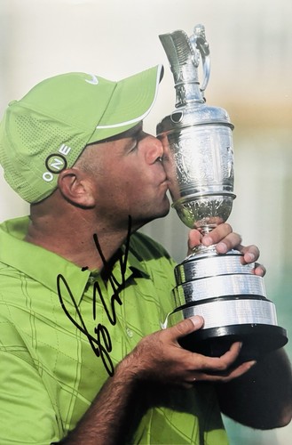 Stewart cink signed 12x8 - cink, open