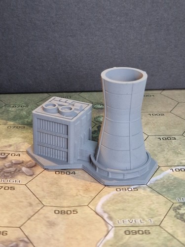 Cooling tower building terrain - cooling,