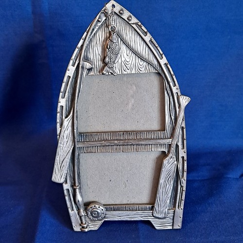 Sixtrees pewter fishing boat - pewter,