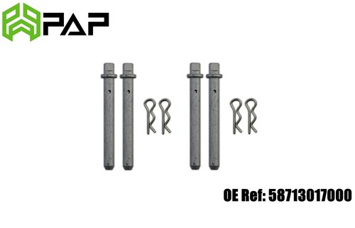 Front brake caliper pad - front, pin