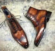 Men's Handmade Tan Patina