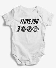 I love You 3000 Baby Grow