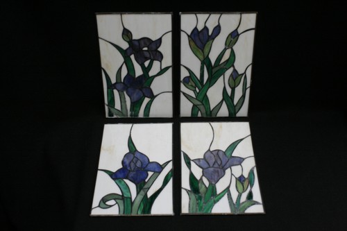 Four vintage murano stained - four,