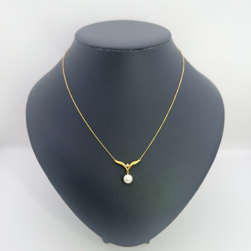 Authentic mikimoto 18k yellow - mikimoto,