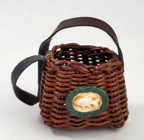 Miniature fishing creel - miniature,
