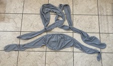 Close Caboo Lite Baby Carrier Sling Grey Newborn Wearing Wrap Tie USED