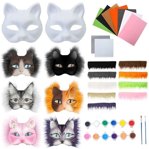 Therian mask set blank - set,