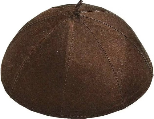 Brown zucchetto skullcap - , for