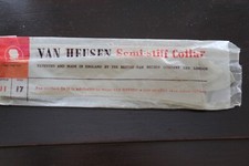 ORIGINAL BRITISH ARMY COLLARLESS SHIRT LOOSE COLLAR SIZE 17 WW2 - 1950'S ?