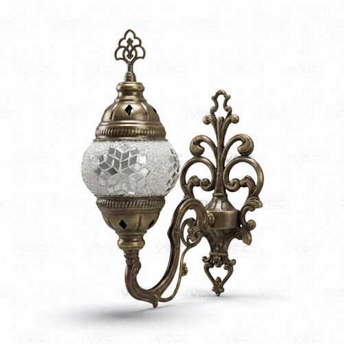 White turkish mosaic wall - turkish,